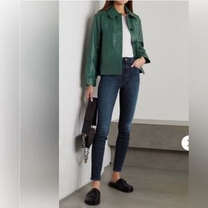 MOTHER The Looker in No Play skinny boot goth grunge jeans dark wash sz 26